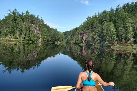 Excursão privada de 4 dias ao Parque Algonquin Backcountry