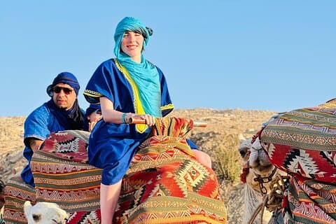 From Agadir/Taghazout: Sandboarding & Sunset Camel Ride with BBQ