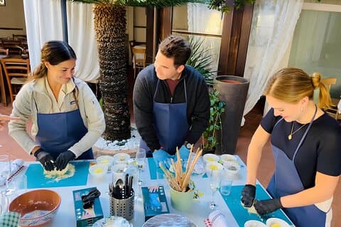 ピアッツァ・アルメリーナのシチリア屋台料理教室
