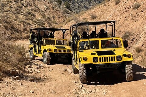 Zion Hummer Tour to Zion Waterfall with swimming