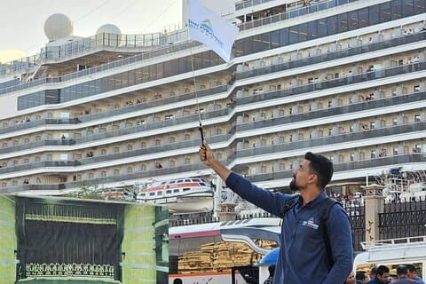 From El Sokhna port: Tour to Pyramids, Citadel & Bazaar.