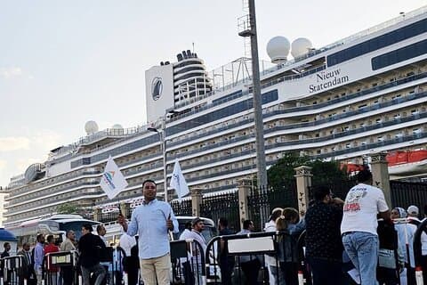From Alexandria Port: Tour to Pyramids, Citadel & Bazaar.