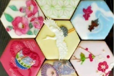 Découvrez le design japonais traditionnel avec des biscuits glaçants, Tokyo