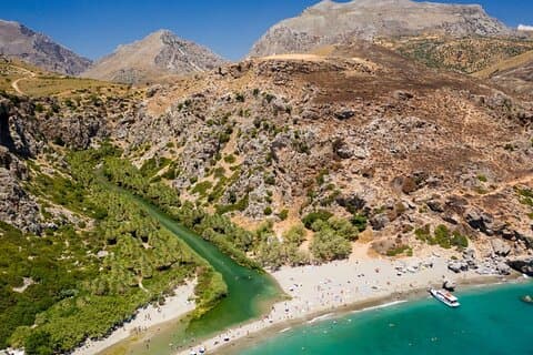 Preveli Palm Beach und Plakias von Chania