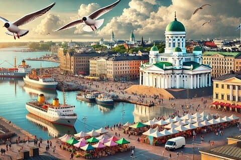 VIP Tour Helsinki by Mercedes Vclass med privat guide