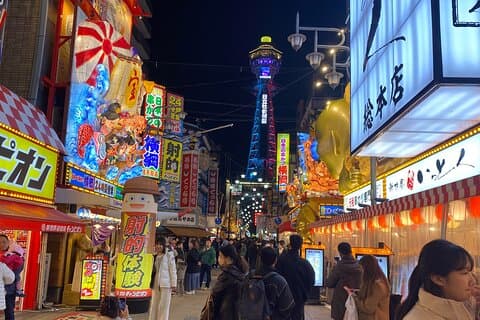 Night Soul Food Tour in Shinsekai mit einem lokalen Guide