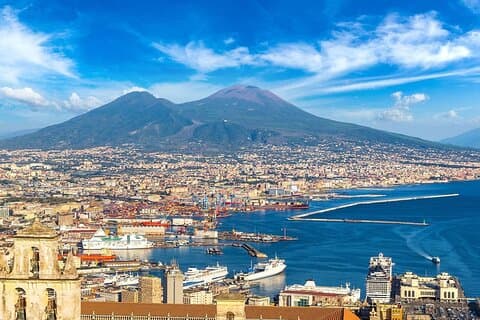 Pompéi Naples et Pizza Drive depuis Amalfi