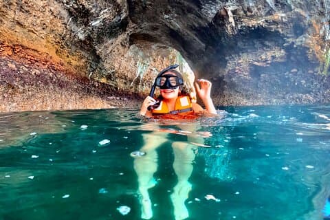 Los Arcos 5 eilanden Snorkelen Cliff Jumping en Hidden Beach