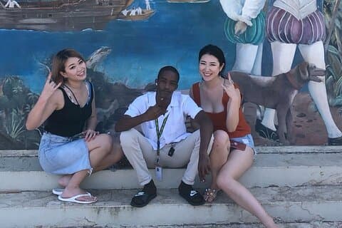 Dunn's River Falls and Blue Hole Tour Ocho Rios from Montego Bay