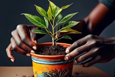 Pintura e planta: A experiência de terapia de plantas final