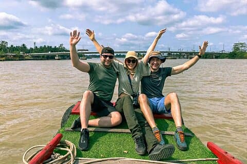 Tour privato dei tunnel di Cu Chi e del delta del Mekong