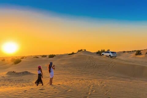 Doha Gentle Sands Calmer l'expérience du désert sans Dune Bashing