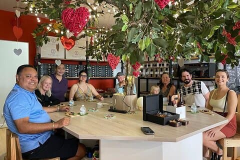 Geisha kaffe och choklad parning i Panama City