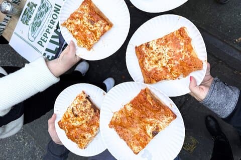 Lower Manhattan's ultieme Pizza Crawl ervaring (5 proeverijen)