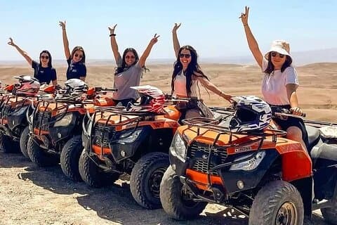 Kairo Private Quad Bike Desert Tour med pyramider og solnedgang