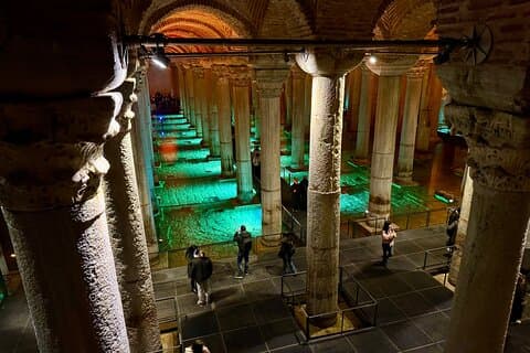 Det bästa med Istanbul: Basilica Cistern - Blå moskén - Grand Bazaar