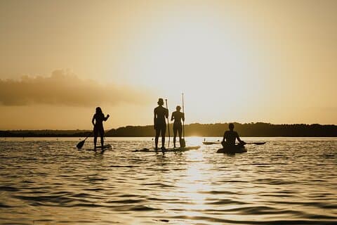 Bacalar Sunrise Stand Up Paddleboard Tour with Breakfast & Photos