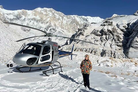 From Pokhara: Annapurna Base Camp (ABC) Helicopter Landing Tour