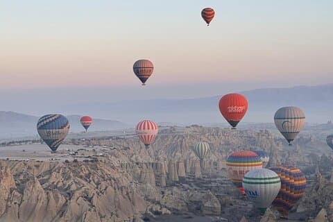 Excursion en montgolfière en Cappadoce