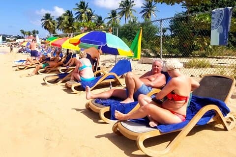 St. Lucia Beach Day med Paradise Beach Komfort og transport