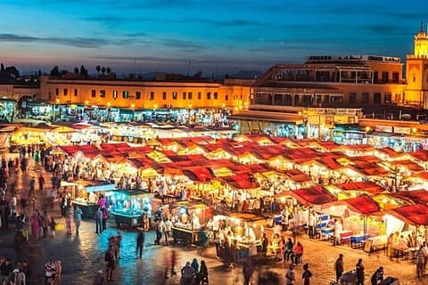 Da Agadir Marrakech tour di un'intera giornata