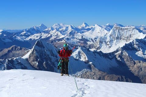Bergbeklimmen Cursus Nevado Yanapaccha 4 Dagen met Lokale Gidsen