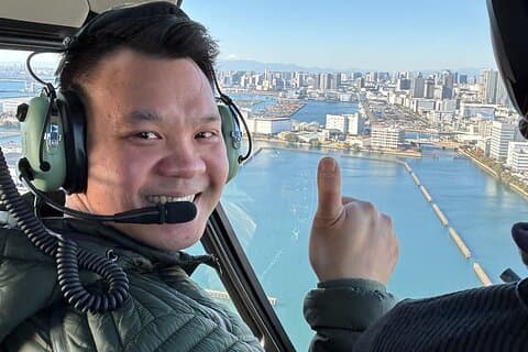 Tokyo Skytree & Tokyo Station Helicopter Tour(15-Min/4pax)