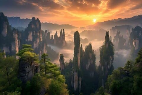 3 Tage Zhangjiajie Erkundung mit Abenteuer