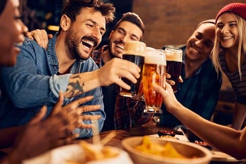 Bar crawl in Würzburg