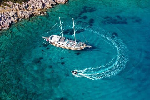 Visite privée de goélette de 8 jours au départ de Bodrum Marmaris Gocek