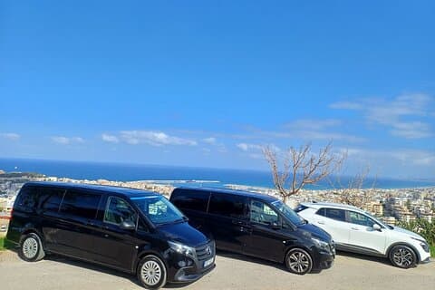 Transfert privé de Crète vers et depuis l'aéroport du port de La Canée vers toute la Crète