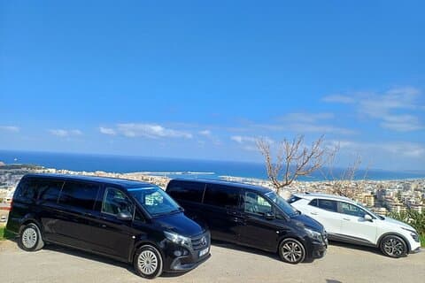 Kreta privat transport til og fra Heraklion flyplasshavn hele Kreta