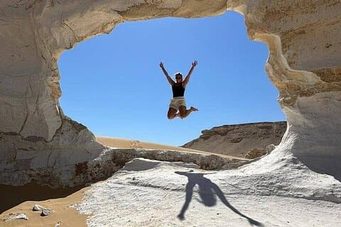 White Desert & Black Desert 2 - Excursão privada de um dia com acampamento