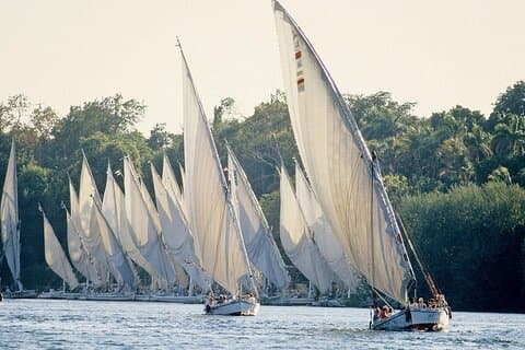 Voyage privé de Felucca avec déjeuner à Louxor