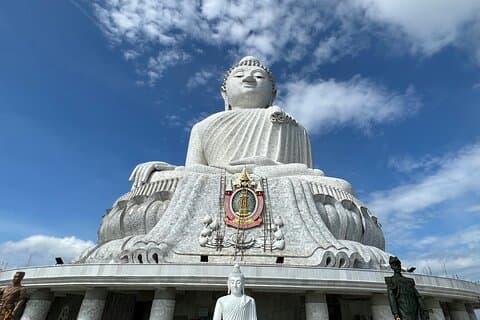Phuket Landmark City Tour con esperienza al mercato alimentare locale