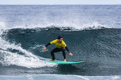 Eksklusive surflektioner på S Miguel Azorerne