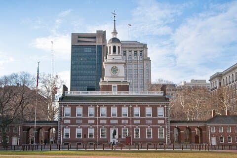 2,5 Stunden Philadelphia History Tour mit Washington War Tent Show