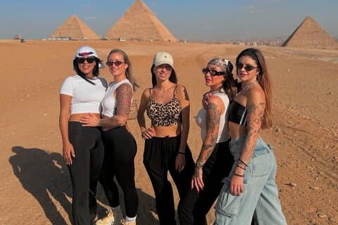 ViP Privétour Piramides van Gizeh, Sfinx, kameelrit, binnen Piramide