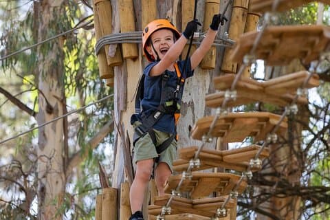 Luchtpret & Ziplining voor Onze Kleinste Avonturiers in Salisbury