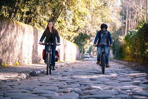 Unik e-cykeloplevelse på Appian Way og katakomberne
