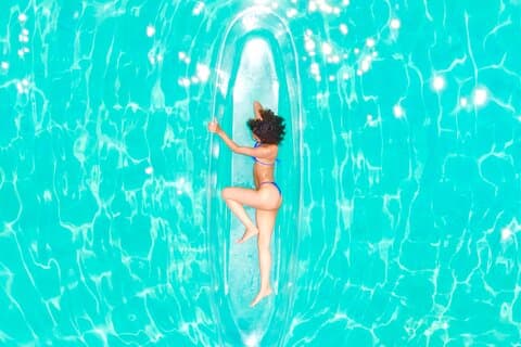Rensa kajakfotografering i Nassau, Bahamas.