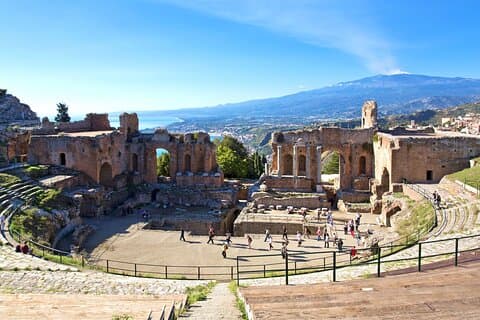 Mount Etna and Taormina from Catania City Centre Full Day Tour