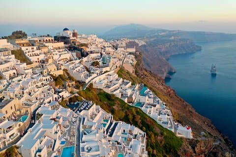 Tour por la Isla Santorini para viajeros en crucero - Grupo pequeño