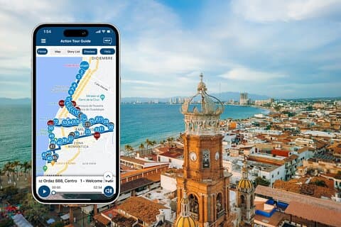 Tour a pie autoguiado por Puerto Vallarta con audioguía