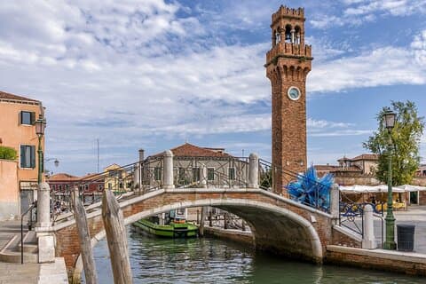 Visite audio libre guidée de l'île de Murano avec une APP