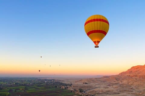 Nyd luksus solopgang hot air balloon ride i Luxor aldrig glemme