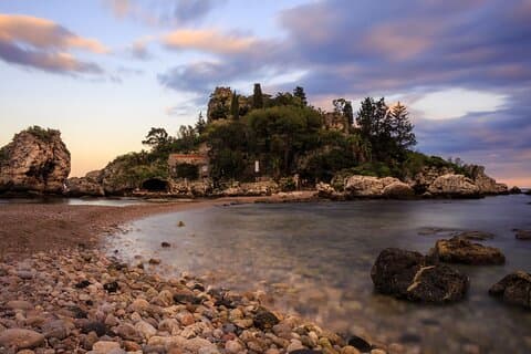 Tour van Taormina naar de Godfather en Isola Bella boottocht