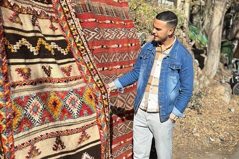 Berber Tapijten Marrakech Shopping Tour met Verzending Beschikbaar