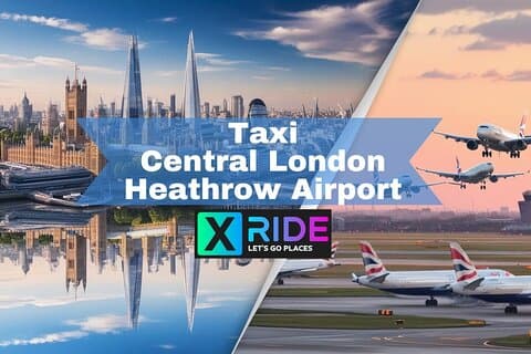 Heathrow Flyplass Til/fra London sentrum privat taxi transfer