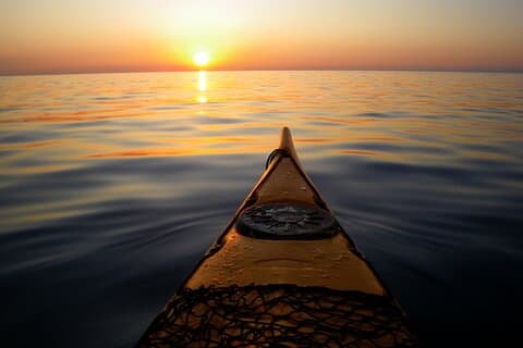 Rent a single sea kayak for 2 hours